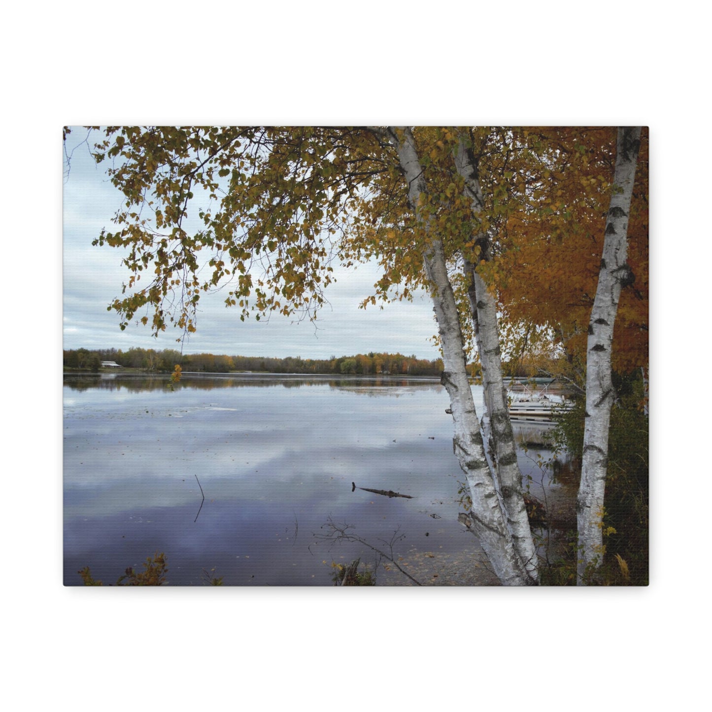 Canvas Gallery Wraps - Morning Autum River View