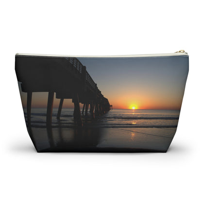 Accessory Pouch w T-bottom  Sunrise at the pier