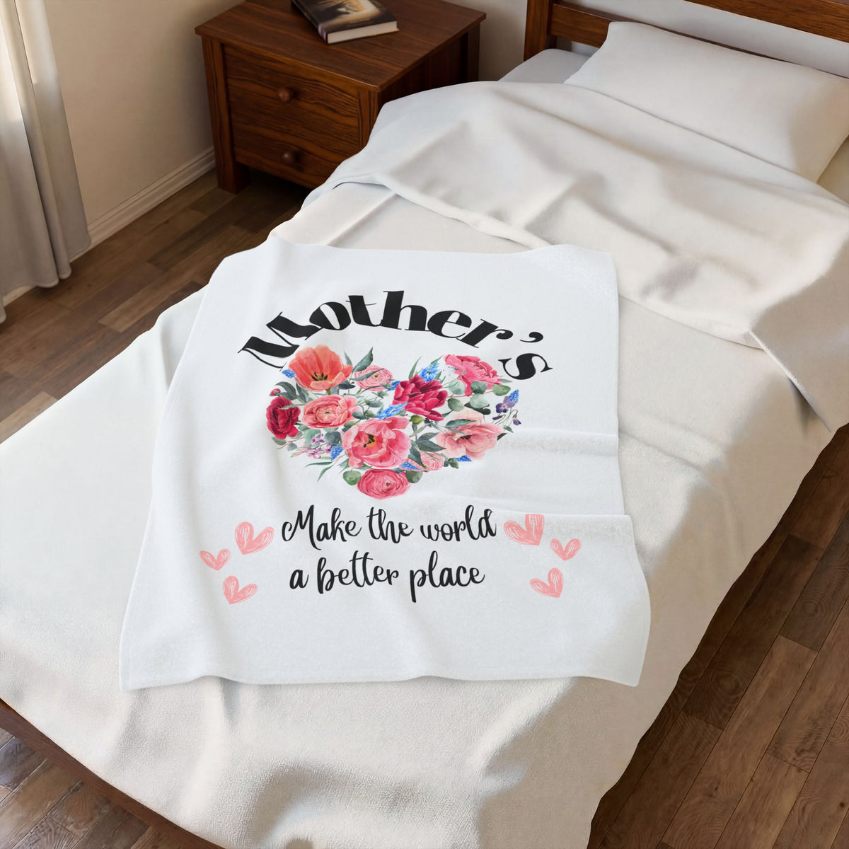 Velveteen Plush Blanket - Unconditional Mothers Love