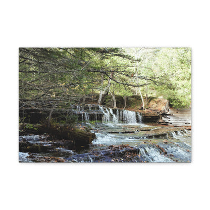 Canvas Gallery Wraps (White Wrap) - Water Fall