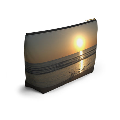 Accessory Pouch w T-bottom  Beach Morning