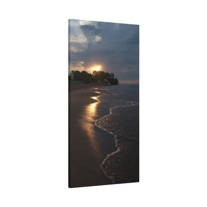 Sun Kissed Beach Matte Canvas, Stretched, 1.25" 48" x 24", 32", 36"
