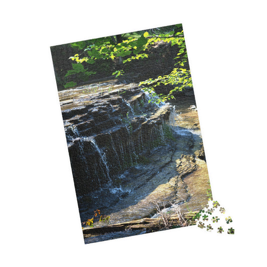 Puzzle (110, 252, 500, 1014-piece) Refreshing Waterfall