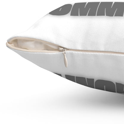 Spun Polyester Square Pillow Lets work together to build a community