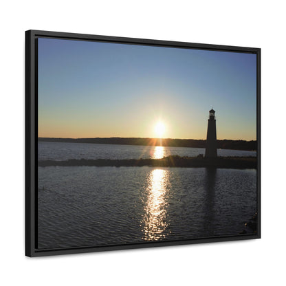 Gallery Canvas Wraps, Horizontal Frame - Sunset at Happy Rock