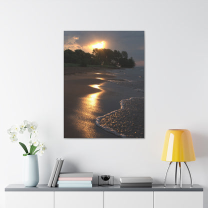 Canvas Gallery Wraps (White Wrap) Sun Kissed Beach