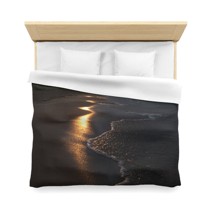 Microfiber Duvet Cover - Sunlight kissed beach