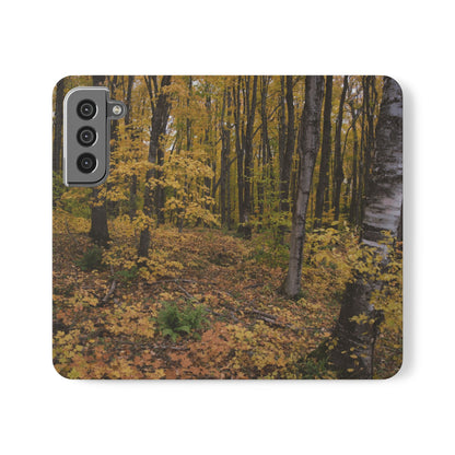 Flip Cases - Walk in the woods - iPhone 13, iPhone 13 Mini, iPhone 13 Pro Max, Samsung Galaxy S22