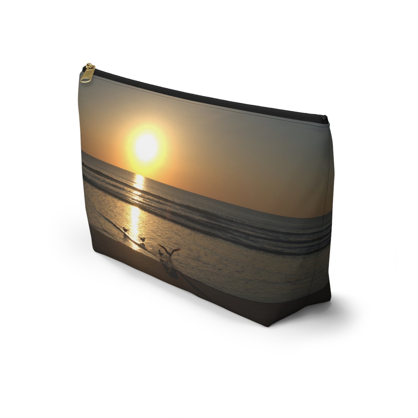 Accessory Pouch w T-bottom  Beach Morning