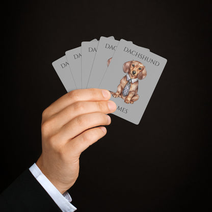 Poker Cards Dachshund Games Mr.