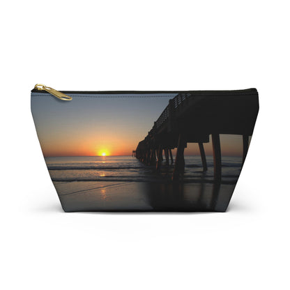 Accessory Pouch w T-bottom  Sunrise at the pier