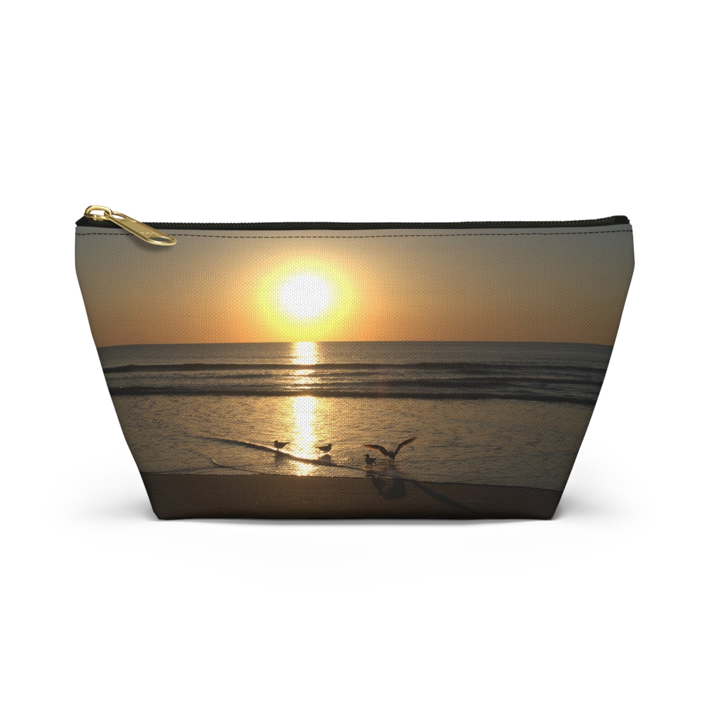 Accessory Pouch w T-bottom  Beach Morning