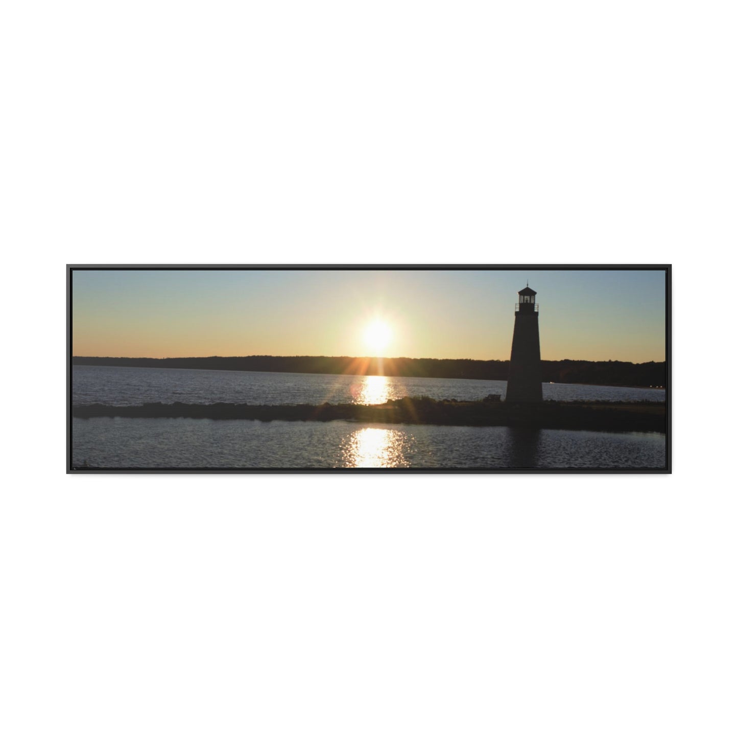 Gallery Canvas Wraps, Horizontal Frame - Sunset at Happy Rock