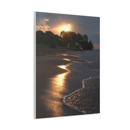 Canvas Gallery Wraps (White Wrap) Sun Kissed Beach