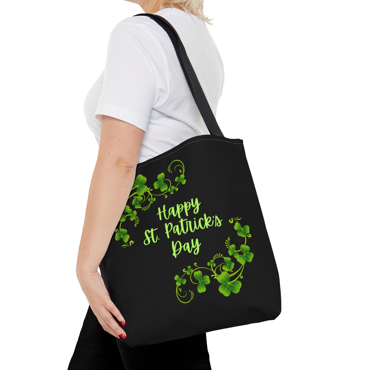 Tote Bag (AOP) Happy St. Patrick's Day