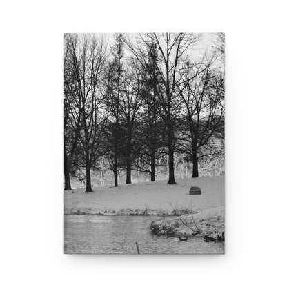 Hardcover Journal Matte -  Crisp winter morning to refresh