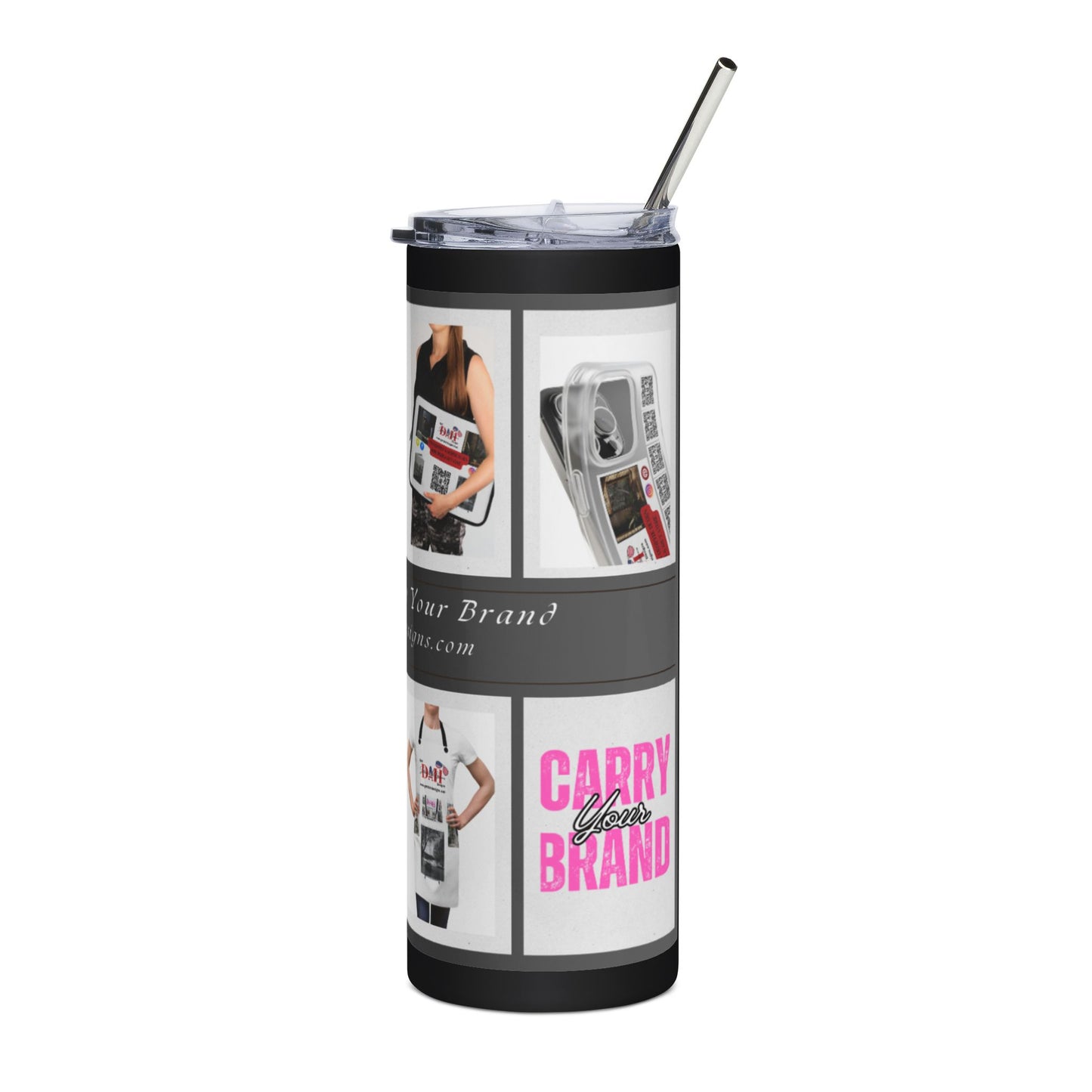 Stainless Steel Tumbler, 20oz - Fueled by Kindness Powered by community