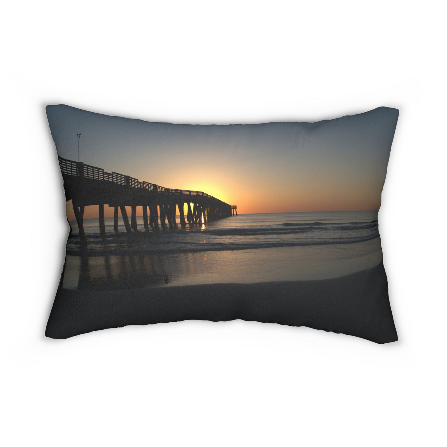 Spun Polyester Lumbar Pillow - Good morning sunshine!