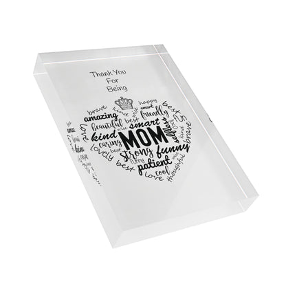Photo Block - Thank You For Being MOM