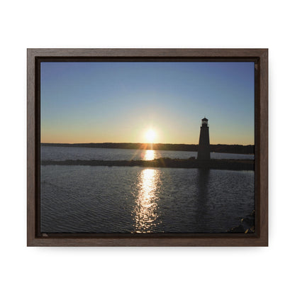 Gallery Canvas Wraps, Horizontal Frame - Sunset at Happy Rock