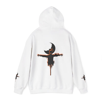 Master Unisex Heavy Blend™ Hoodie – Scarecrow Halloween Sweatshirt | Cozy Fall & Spooky Season Style