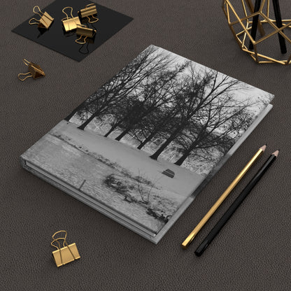 Hardcover Journal Matte -  Crisp winter morning to refresh