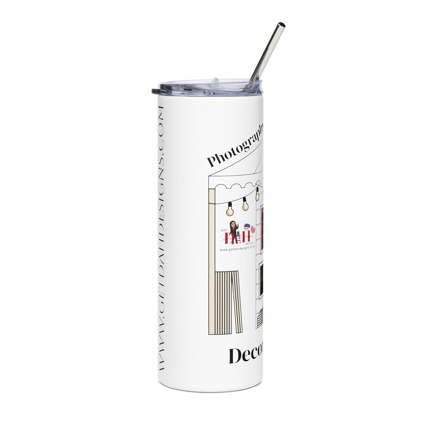 Carry Your Brand Stainless Steel Tumbler, 20oz - DAH Market Tumbler