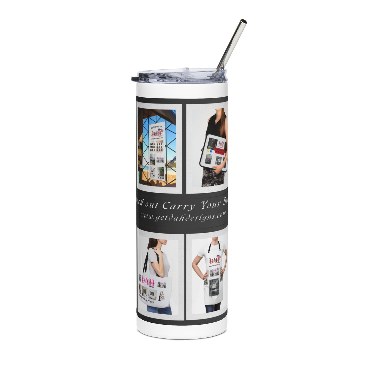 Stainless Steel Tumbler, 20oz - Fueled by Kindness Powered by community