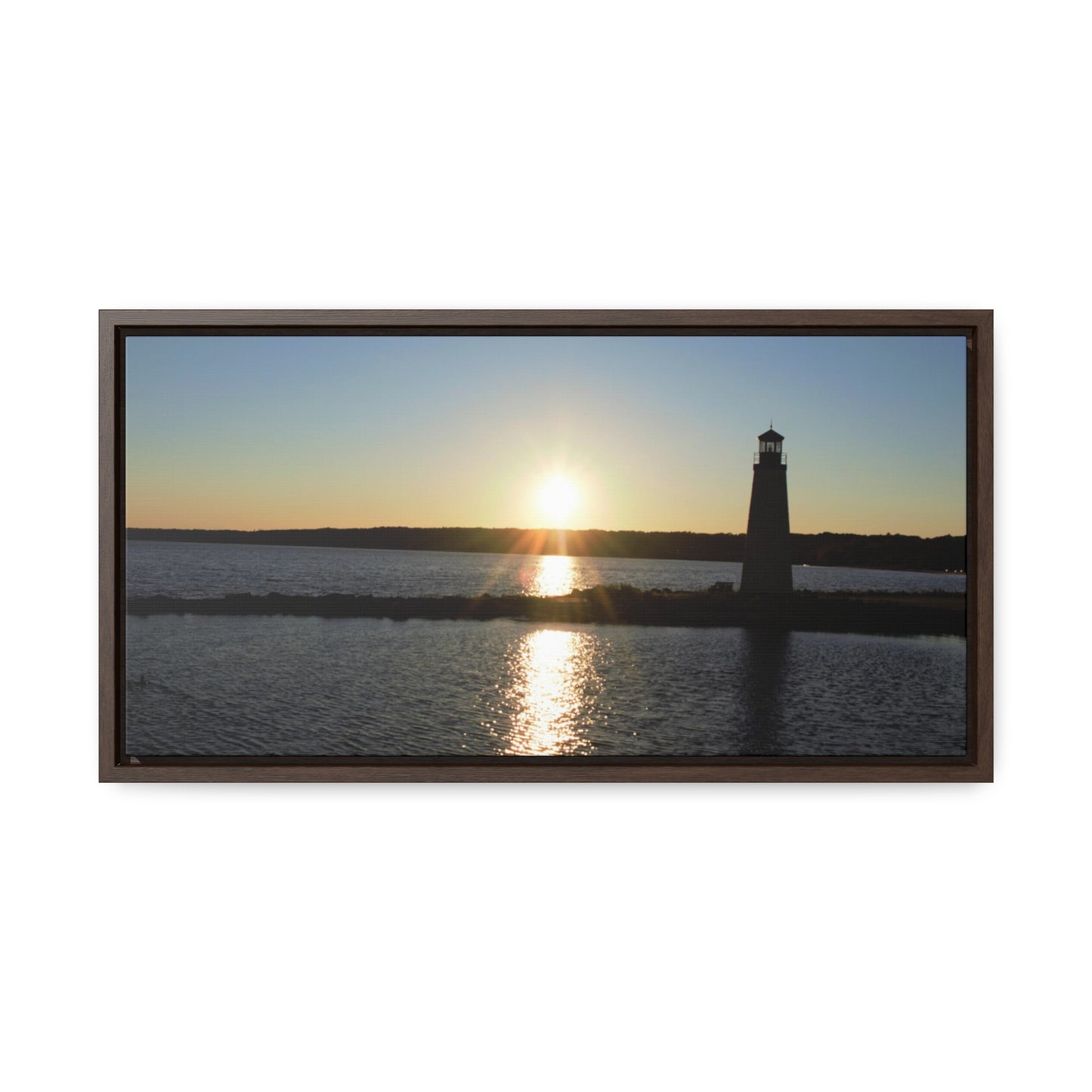 Gallery Canvas Wraps, Horizontal Frame - Sunset at Happy Rock