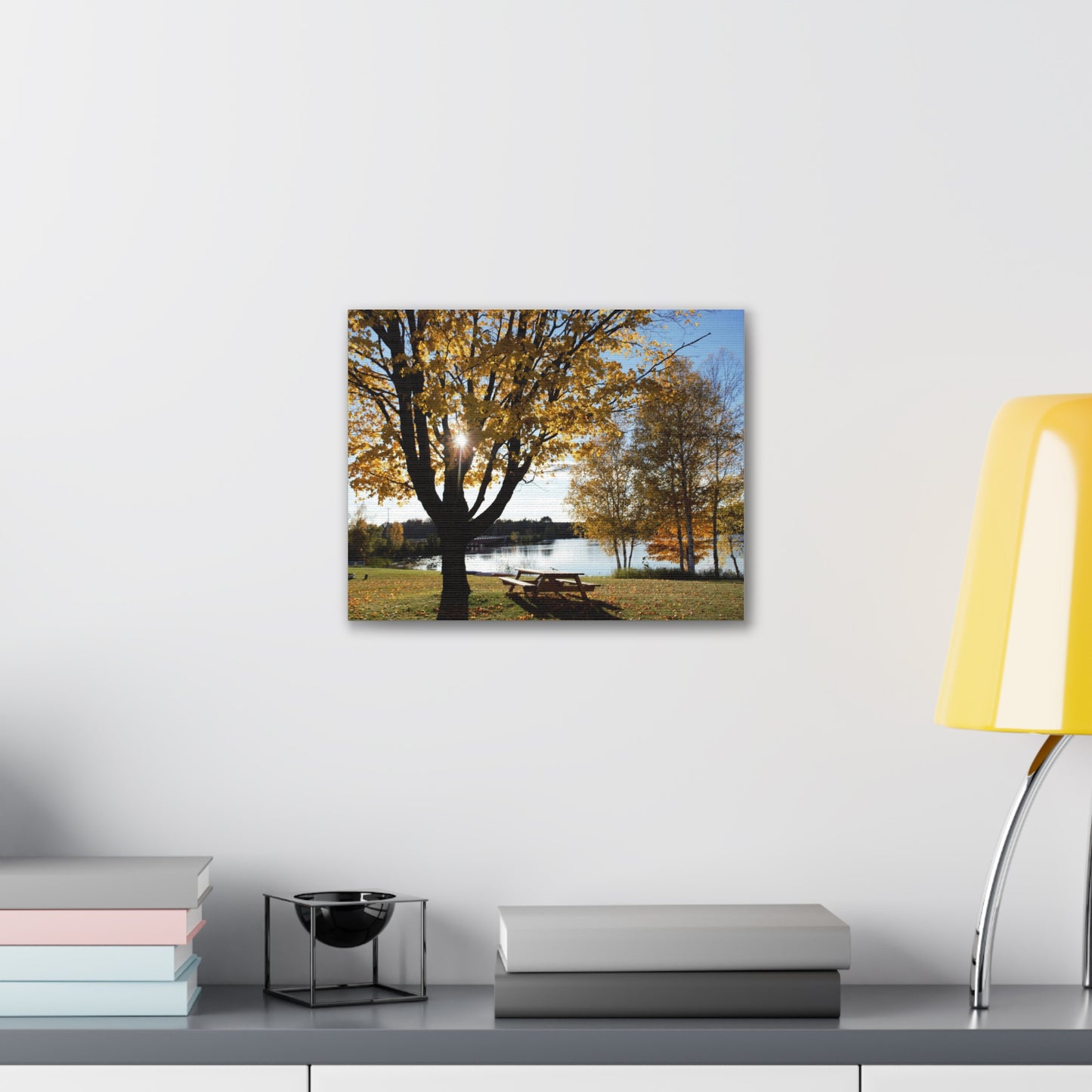 Canvas Gallery Wraps (White Wrap) - Fall picnic anyone