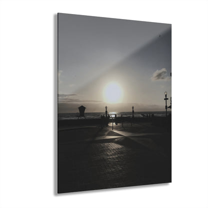 Acrylic Prints (French Cleat) Beach Sunset