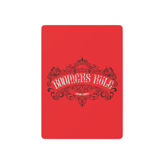 Poker Cards Boomers Rule