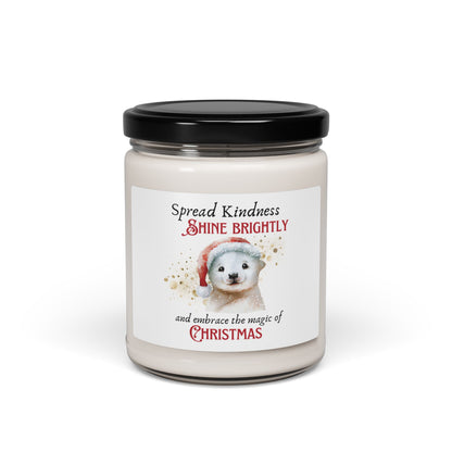 Scented Soy Candle - Baby Seal and the Magie of Christmas