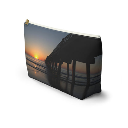 Accessory Pouch w T-bottom  Sunrise at the pier