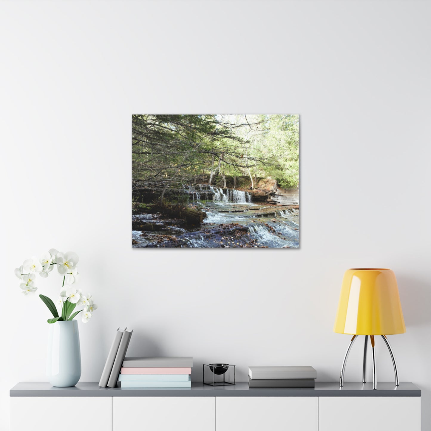 Canvas Gallery Wraps (White Wrap) - Water Fall