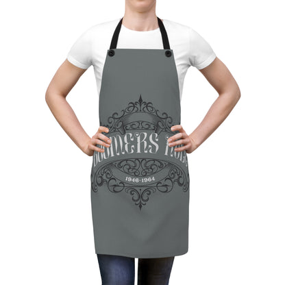 Dark Grey Apron - Boomers Rule Full Apron