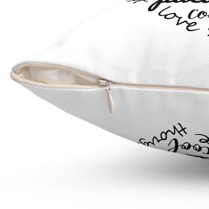 Spun Polyester Square Pillow - MOM and Sandle