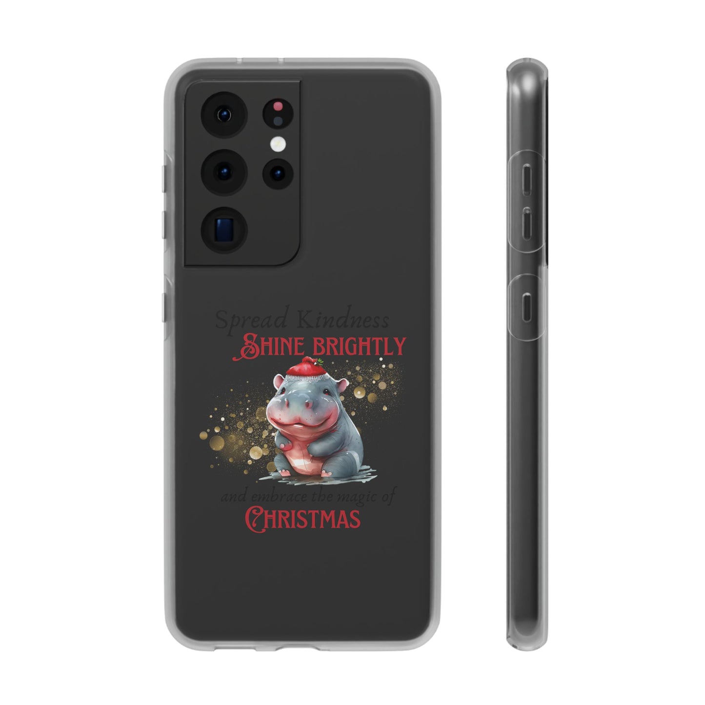 Flexi Cases -Magic of Christmas Hippopotamus - iPhone and Samsung phones