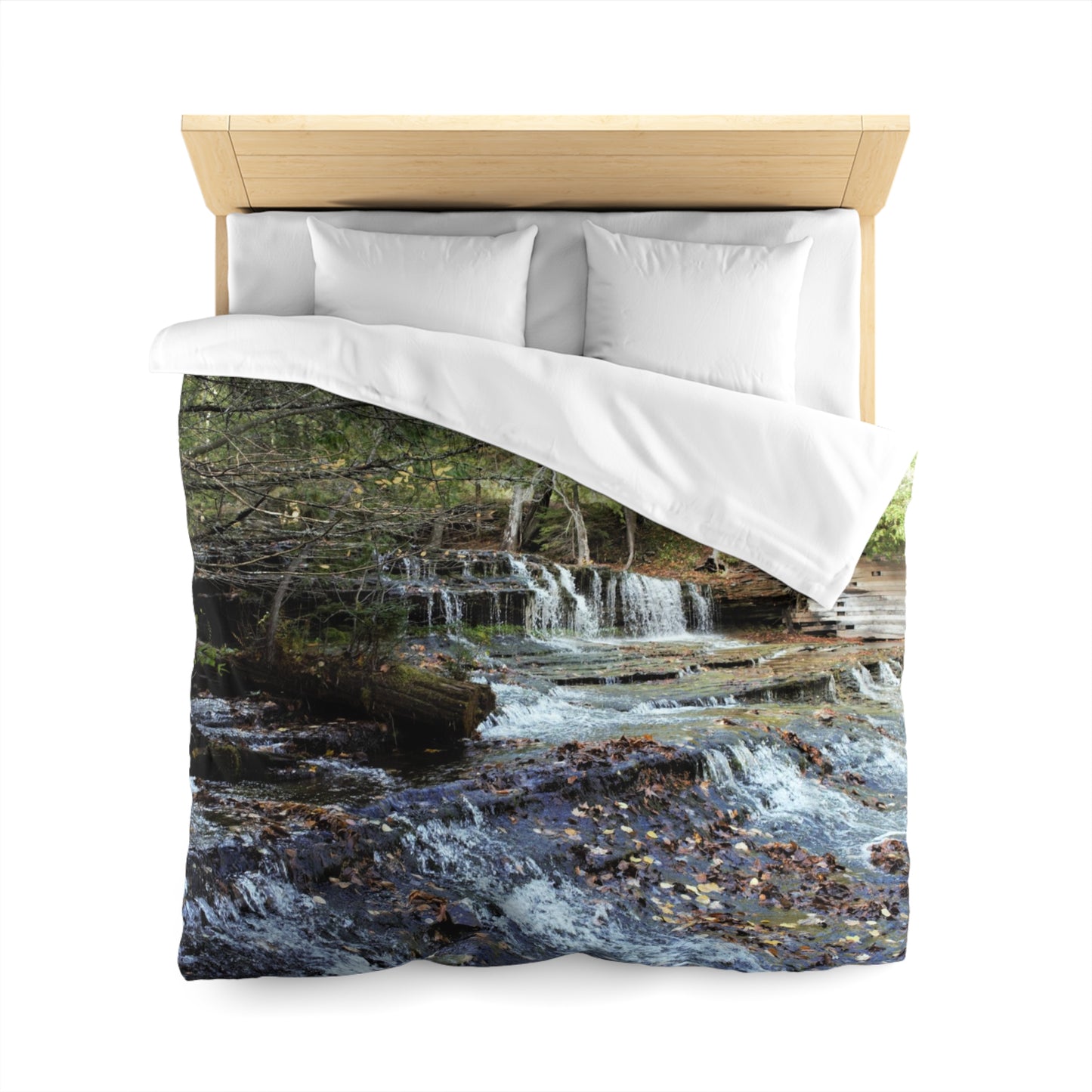 Microfiber Duvet Cover - Waterfall