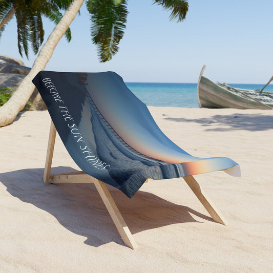 Luxurious Beach Towel - Before the sun shines