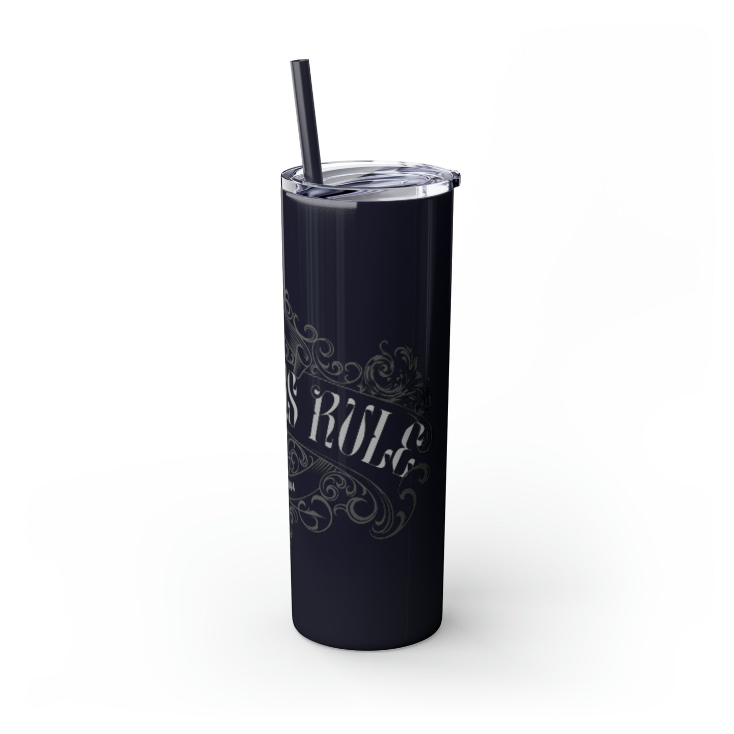 Skinny Tumbler with Straw, 20oz - Boomers Rule