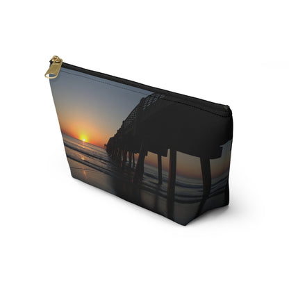 Accessory Pouch w T-bottom  Sunrise at the pier