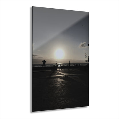 Acrylic Prints (French Cleat) Beach Sunset