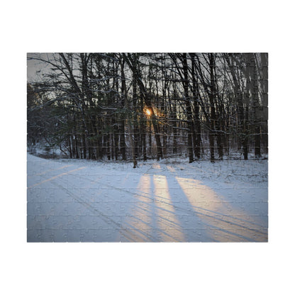 Puzzle (110, 252, 500, 1014-piece) Spectacular Winter Sun Beams