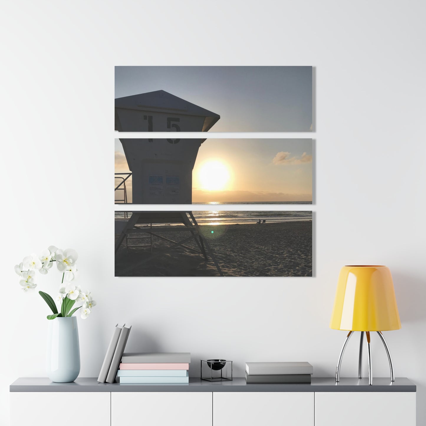 Acrylic Prints (Triptych) Favorite Beach