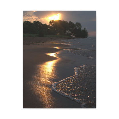 Canvas Gallery Wraps (White Wrap) Sun Kissed Beach