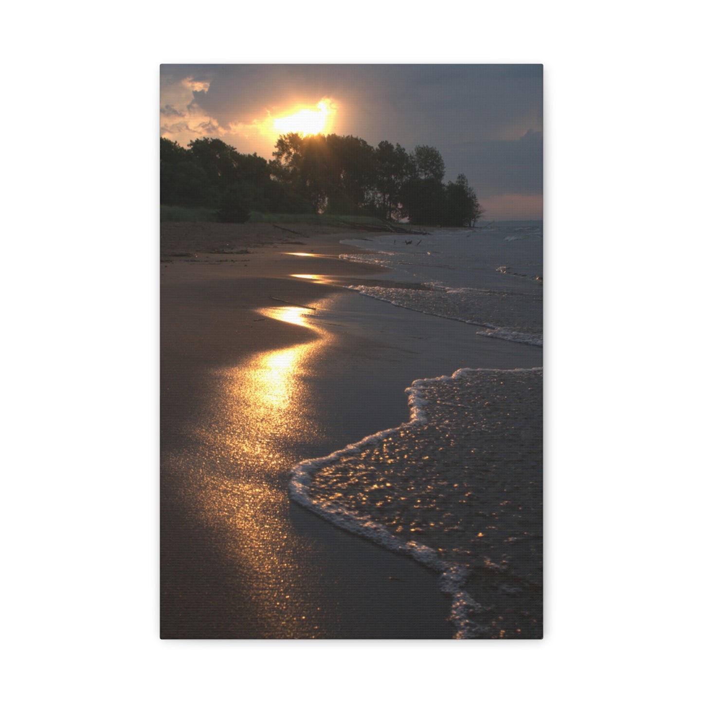 Canvas Gallery Wraps (White Wrap) Sun Kissed Beach