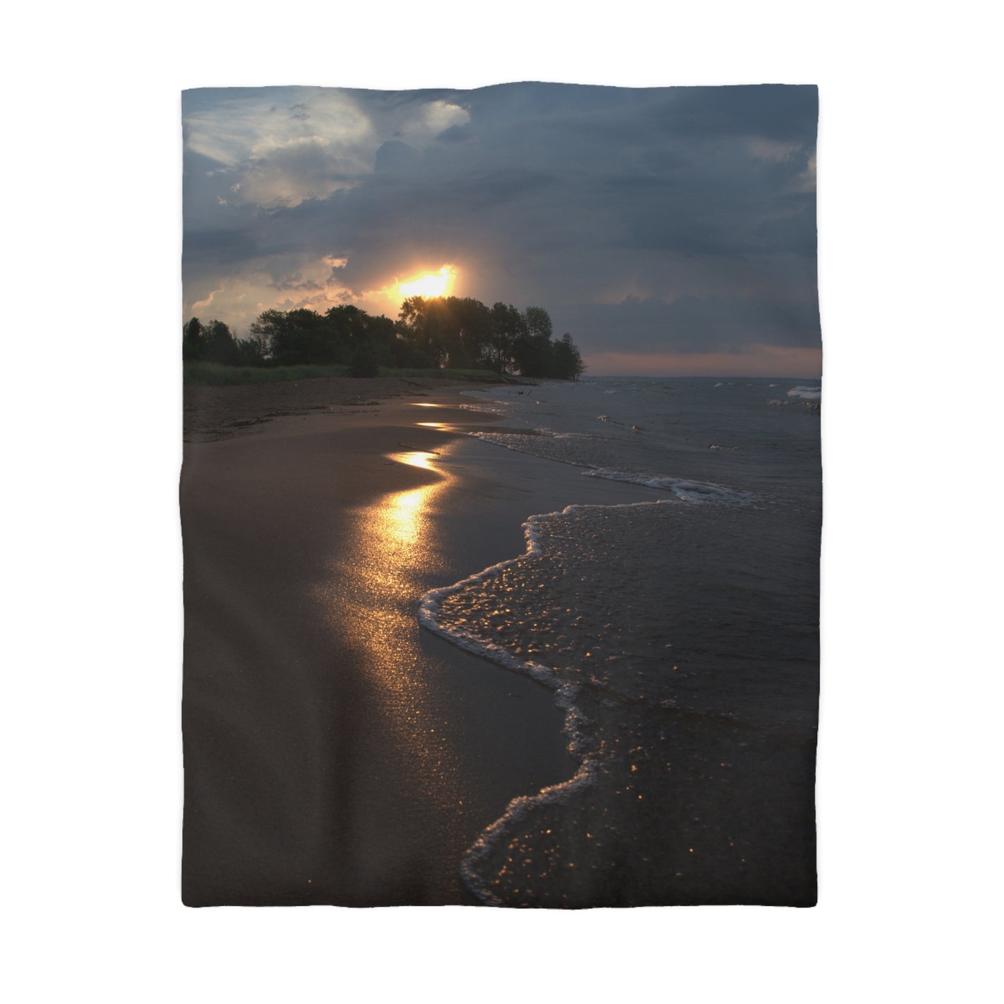 Microfiber Duvet Cover - Sunlight kissed beach