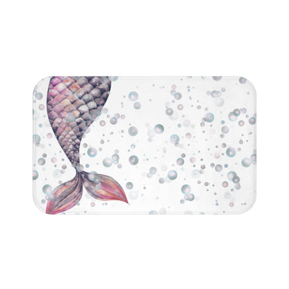 Bath mat - Nordic Mermaid Tale and Bubbles