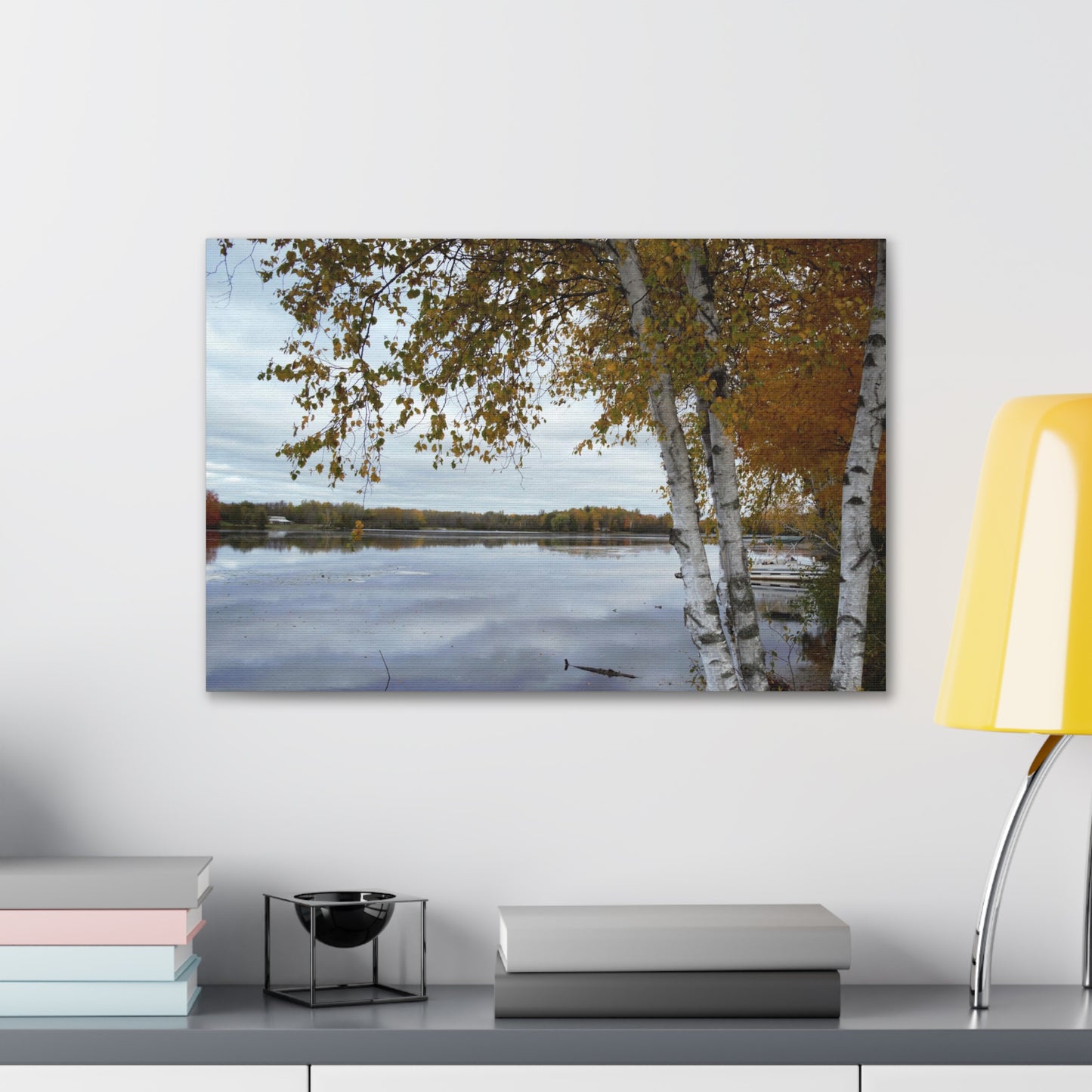 Canvas Gallery Wraps - Morning Autum River View